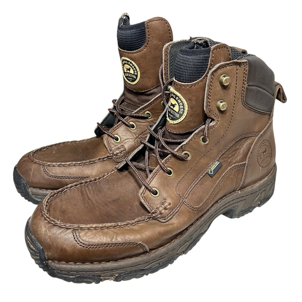 Red Wing Irish Setter 805 Brown Leather Hunt Havoc Boots‎ Men's Size 14 Goretex